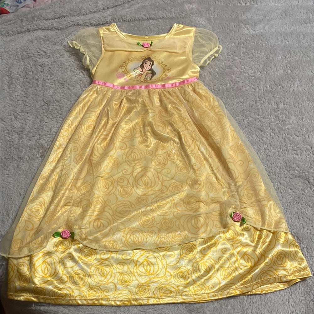 Disney Gold and Pink Princess Nightgown